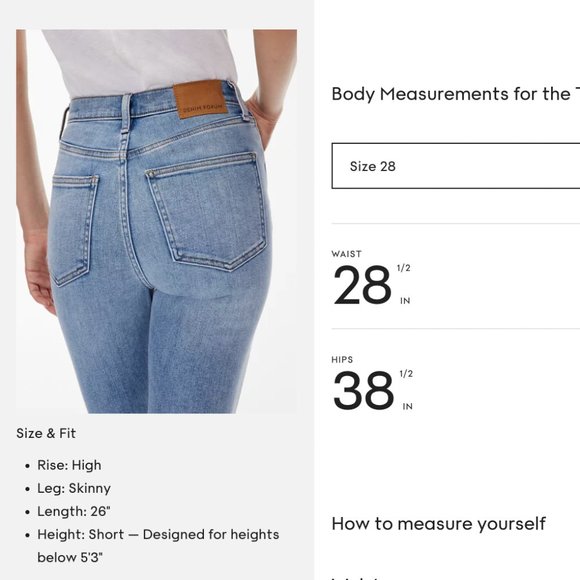 Denim Forum Lola High Rise Skinny Crop - Picture 5 of 5